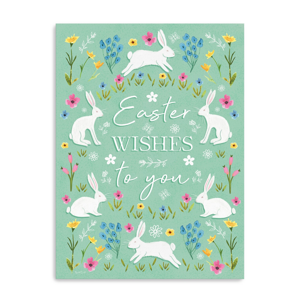 Lumaprints Easter Wishes To You Canvas Giclée Art